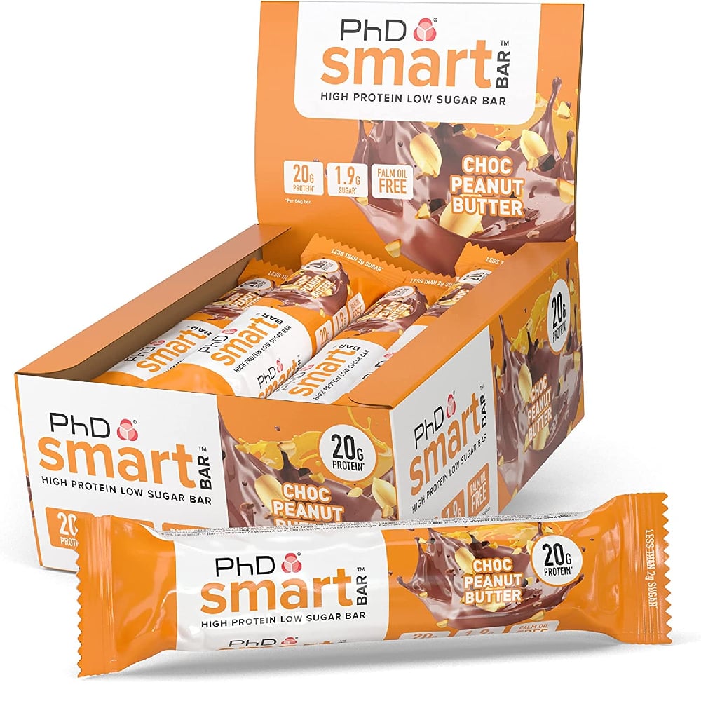 PhD Smart Bar Chocolate & Peanut Butter Case - 12 x 64g