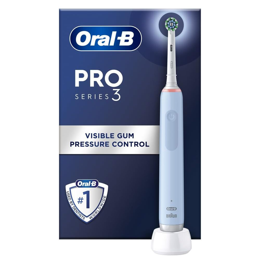 Oral-B Pro 3 Cross Action Blue Electric Toothbrush