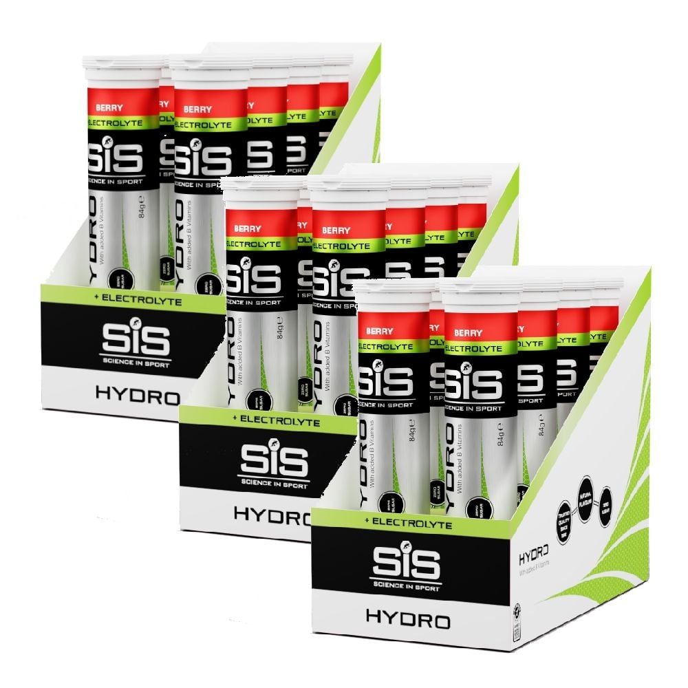 Science In Sport Hydro Tablets Berry - 3 x 8 Pack