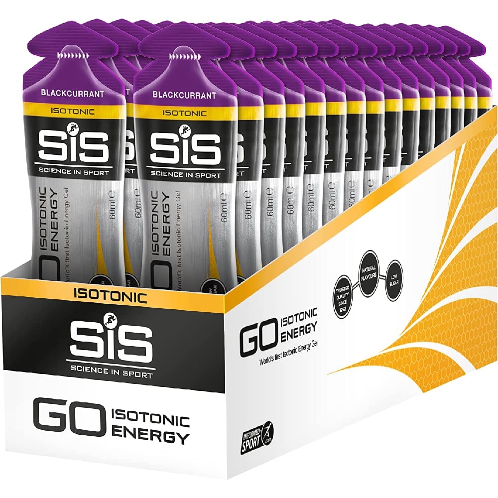 Science In Sport Go Isotonic Blackcurrant Energy Gel 60ml - 30 Pack