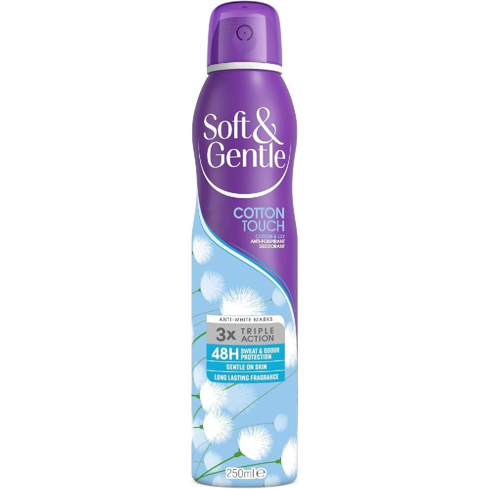 Soft & Gentle Cotton Touch Spray On Deodorant - 250ml
