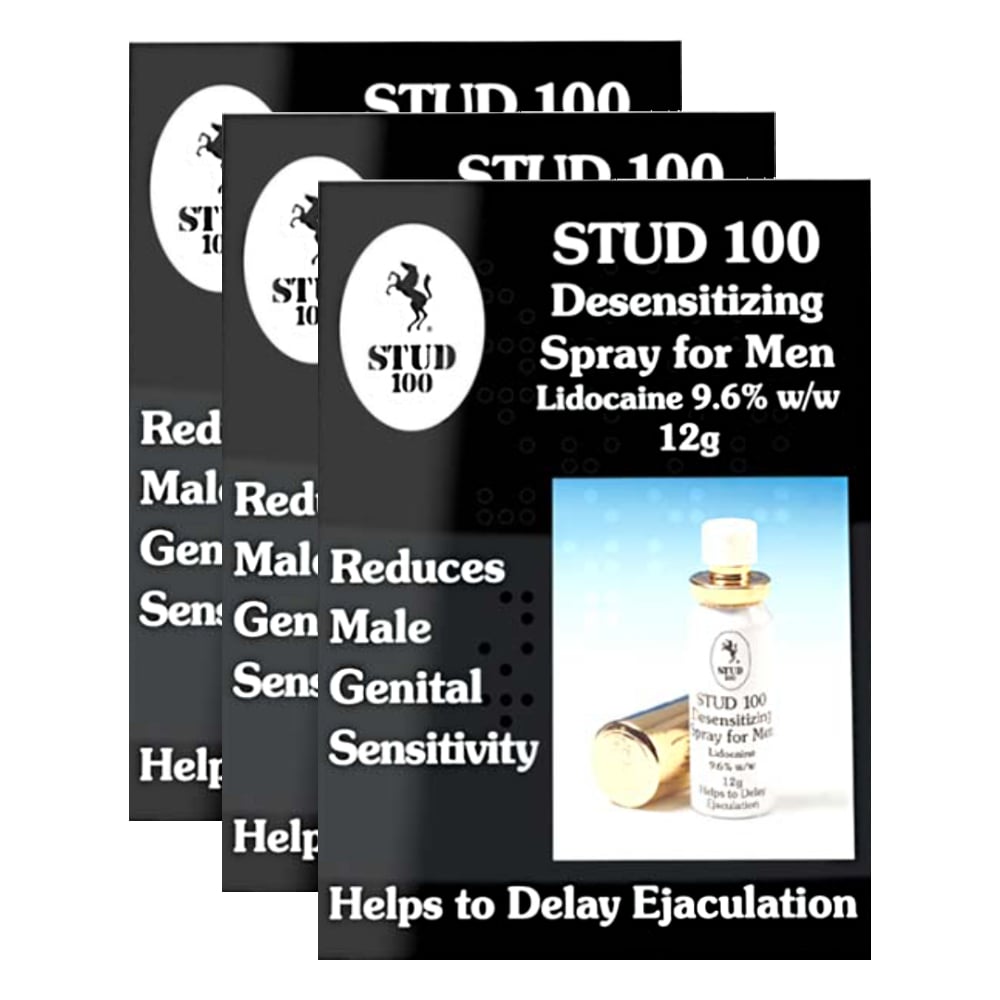 STUD 100 Desensitizing Spray for Men - 12g - 3 Pack