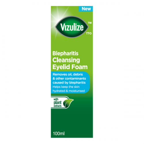 Vizulize Blepharitis Cleansing Eyelid Foam - 100ml	