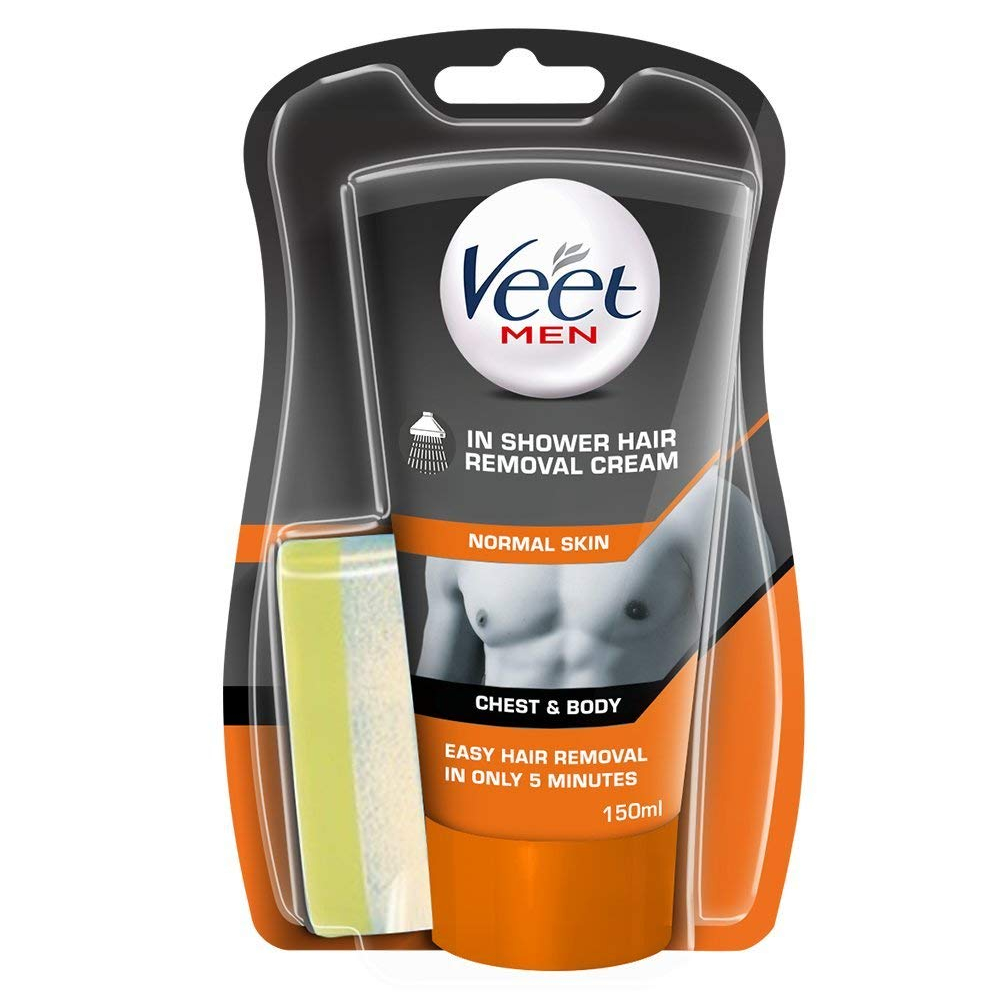 Buy Veet Men In Shower Hair Removal Cream Normal Skin - 150ml