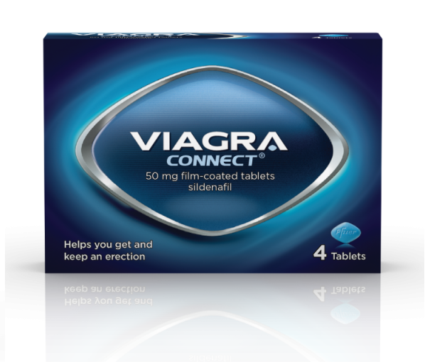 Viagra Connect 50mg (4 Tablets) - No Prescription Needed