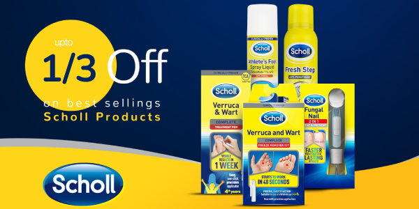 Up to 1/3 Off Scholl