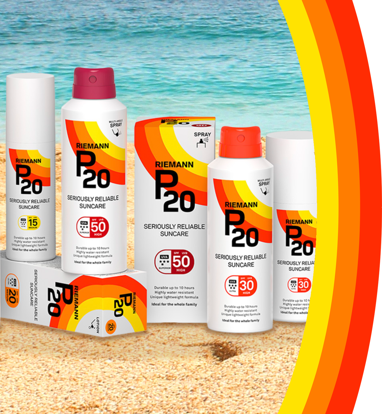 Buy Riemann P20 Sunscreen | SPF 15, 20, 30 & 50+ | Chemist 4 U