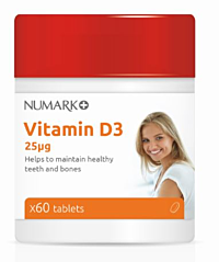 Numark Vitamin D 1000IU (25mcg) - 60 Tablets 