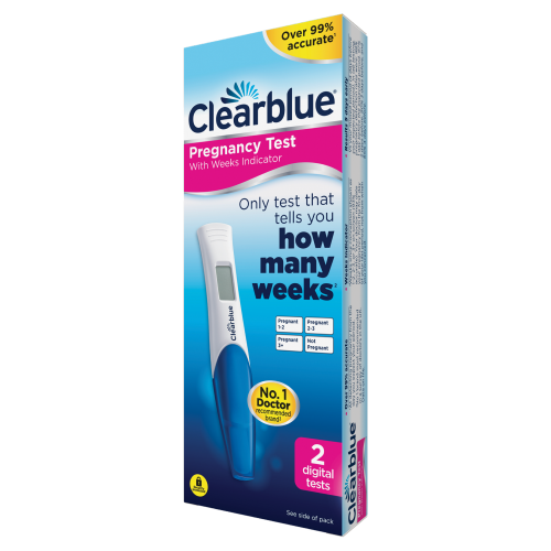 Buy Clearblue Digital Pregnancy Test Kit with Weeks Indicator 2 Tests