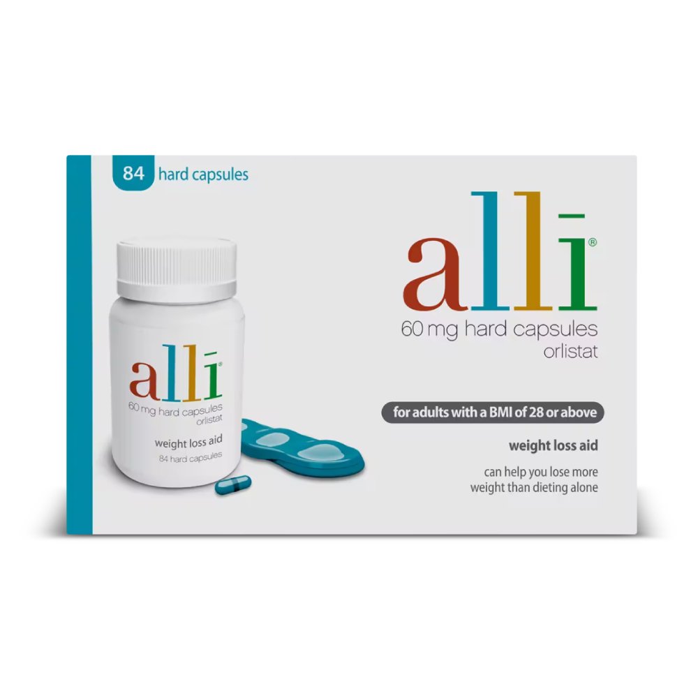 Buy Alli Weight Loss Capsules 60mg 84 Capsules Weight Loss Chemist4U