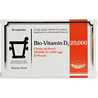 Bio-Vitamin D3 20000IU (500mcg) - 30 Capsules 