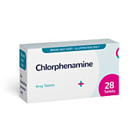 Chlorphenamine (4mg) - Hay Fever & Allergy Relief - 28 Tablets (Brand May Vary)