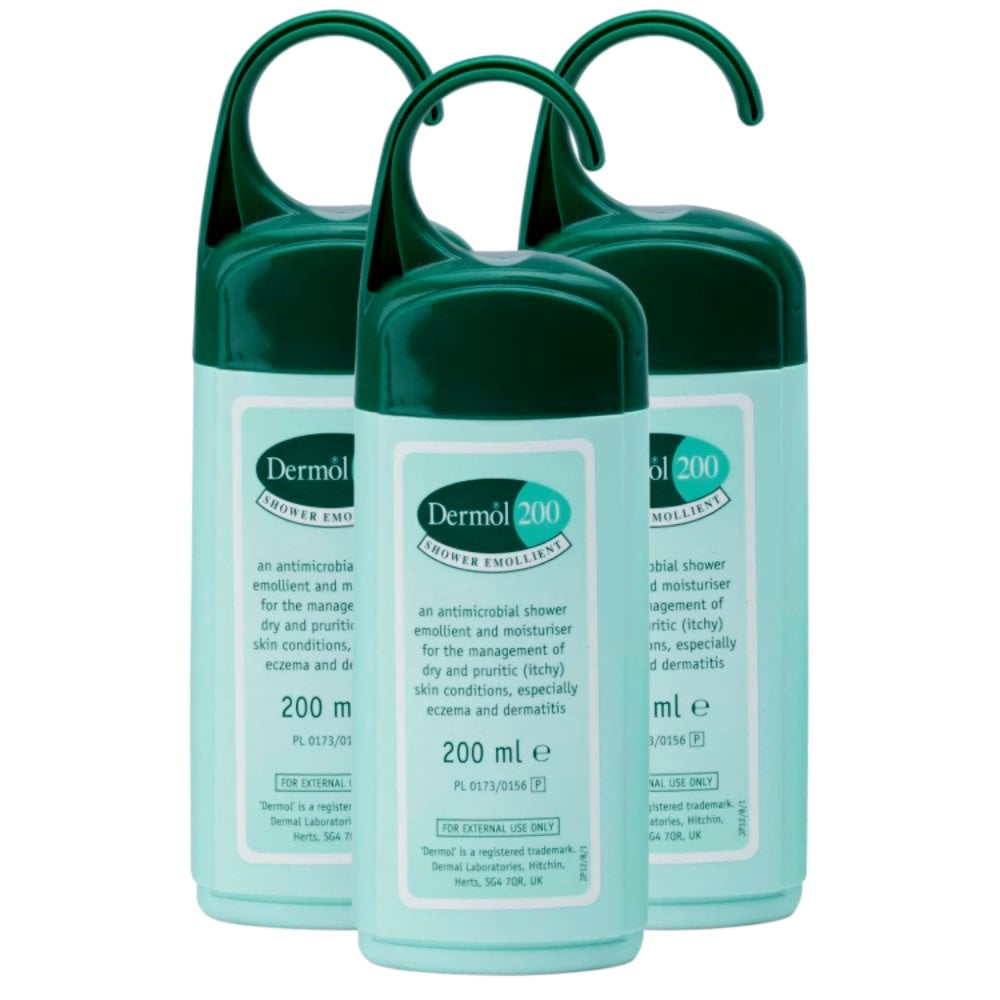 Buy Dermol 200 Shower Emollient 3 Pack Chemist4U