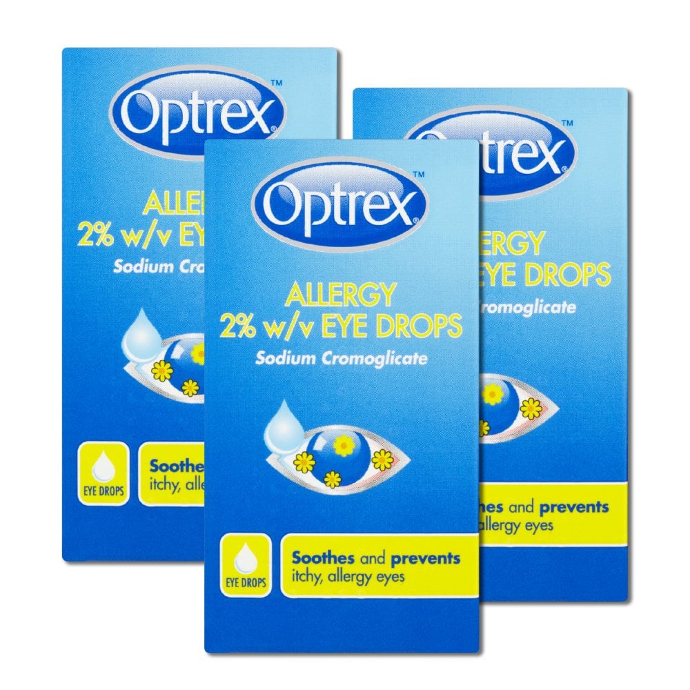 Buy Optrex Allergy Eye Drops x 3 Itchy Eye Drops Chemist4U