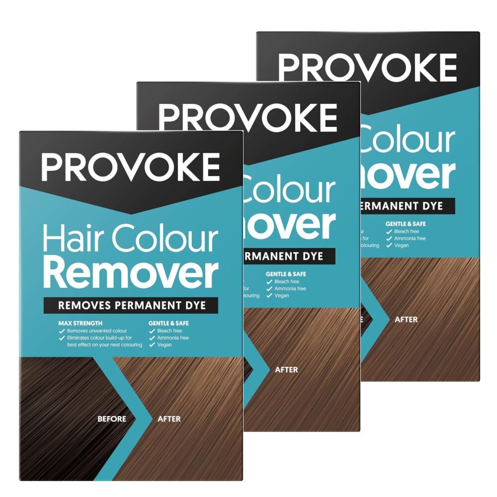 Provoke Hair Colour Remover 3 Pack 3x60ml