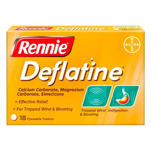 Buy Rennie Deflatine 18 Tablets Bloat Relief Chemist4U