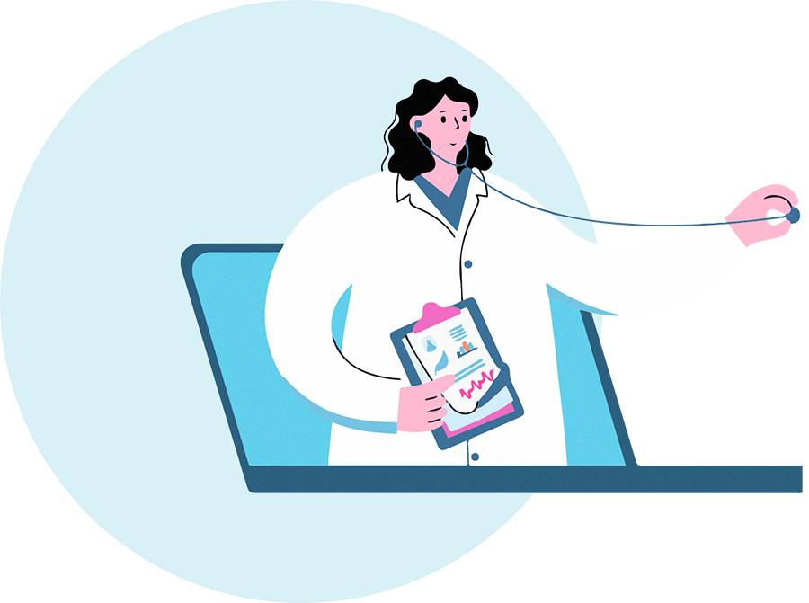 Discreet online consultation