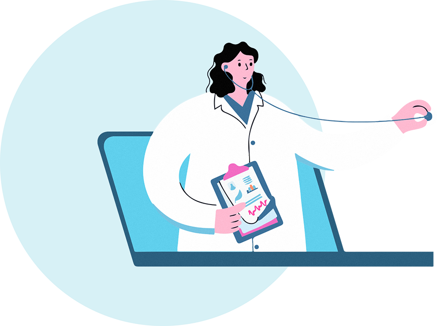 Discreet online consultation