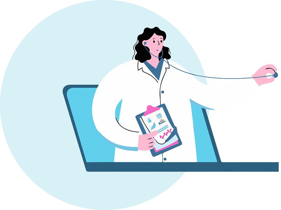 Discreet online consultation