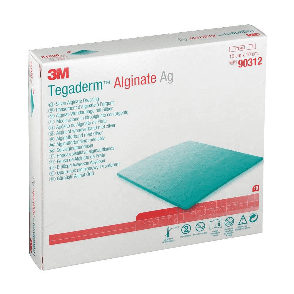 Buy Tegaderm Alginate AG Silver Dressings 10 x 10cm Chemist4U
