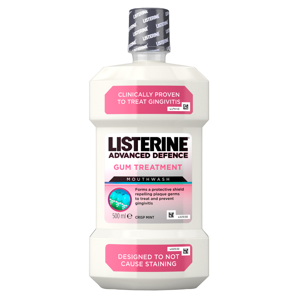 Listerine Advanced Defence Gum Treatment Mouthwash 500ml Chemist 4 U