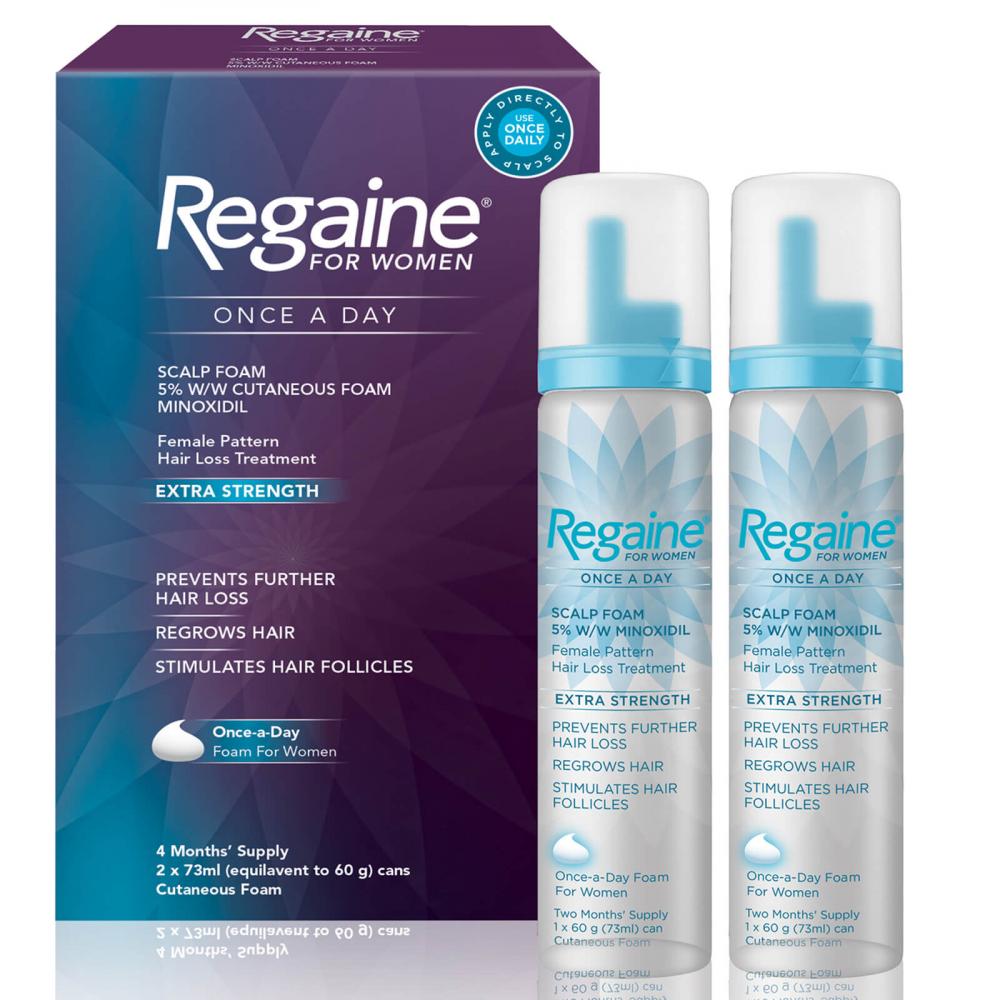 Regaine for Women Once A Day Scalp Foam (5) 4 months Chemist 4 U
