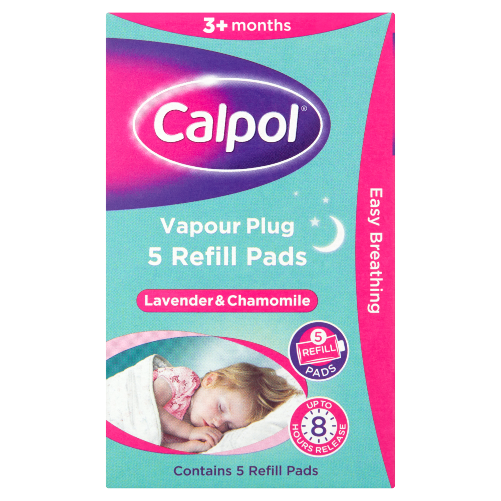 Calpol Vapour Plug & Nightlight Refills 5 Pads Chemist 4 U