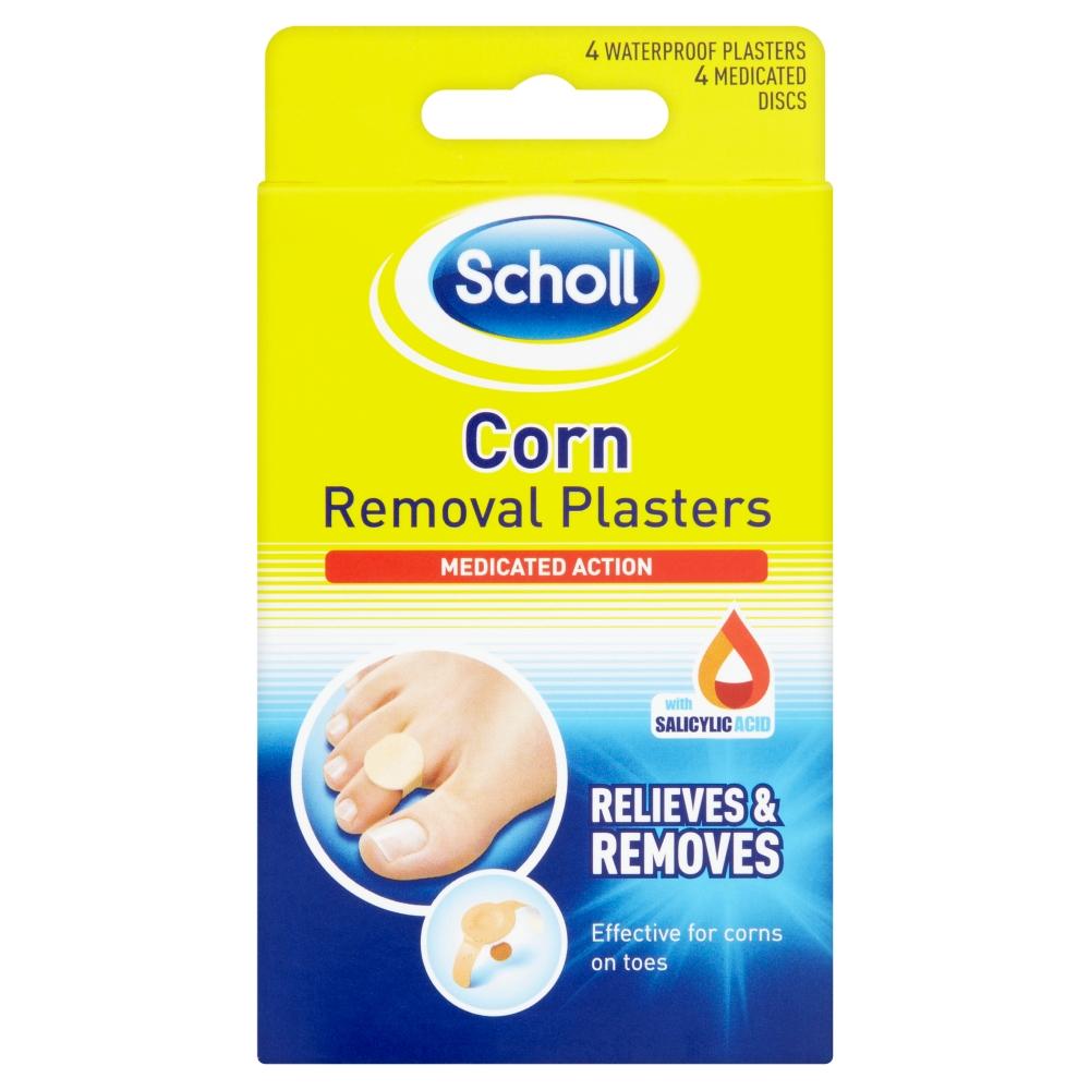 Scholl Medicated Corn Removal 4 Plasters Chemist 4 U