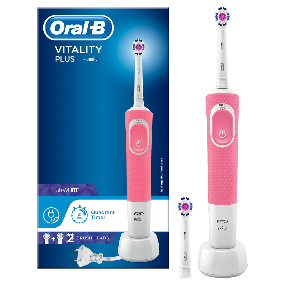 OralB Vitality Plus White And Clean Electric Rechargeable Toothbrush