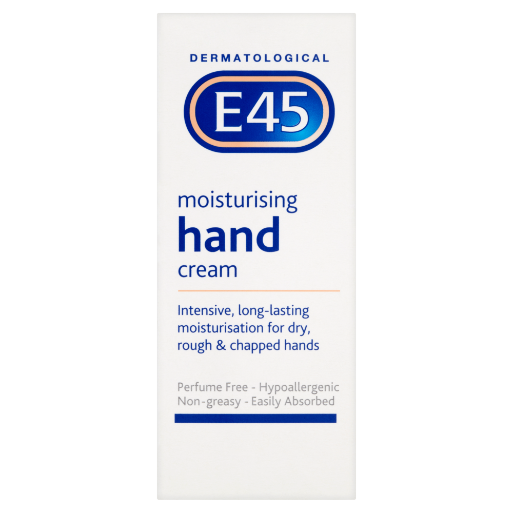 E45 Dermatological Moisturising Hand Cream 50ml Hand Moisturiser