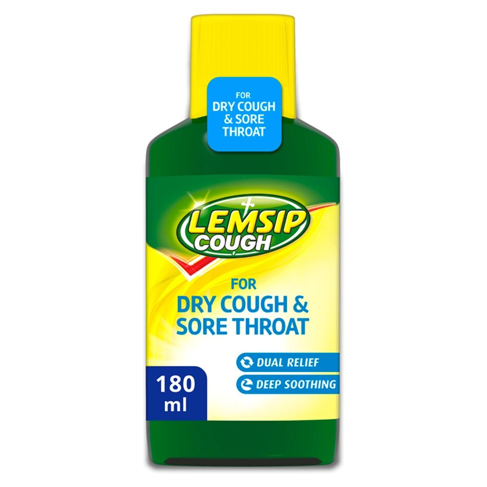 Lemsip Cough Syrup For Dry Cough 180ml Cough Syrup Chemist4U