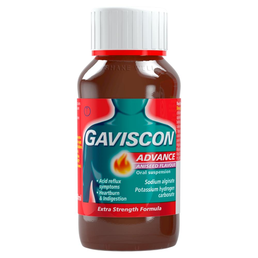 Gaviscon Advance Liquid Aniseed 150ml For Heartburn Chemist4U