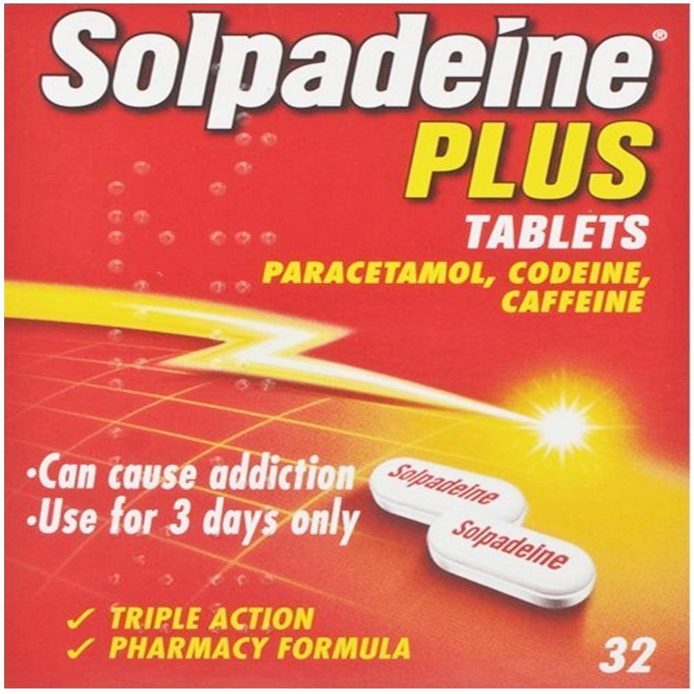Solpadeine Plus (Codeine/Paracetamol) - 32 Tablets | Pain Relief ...