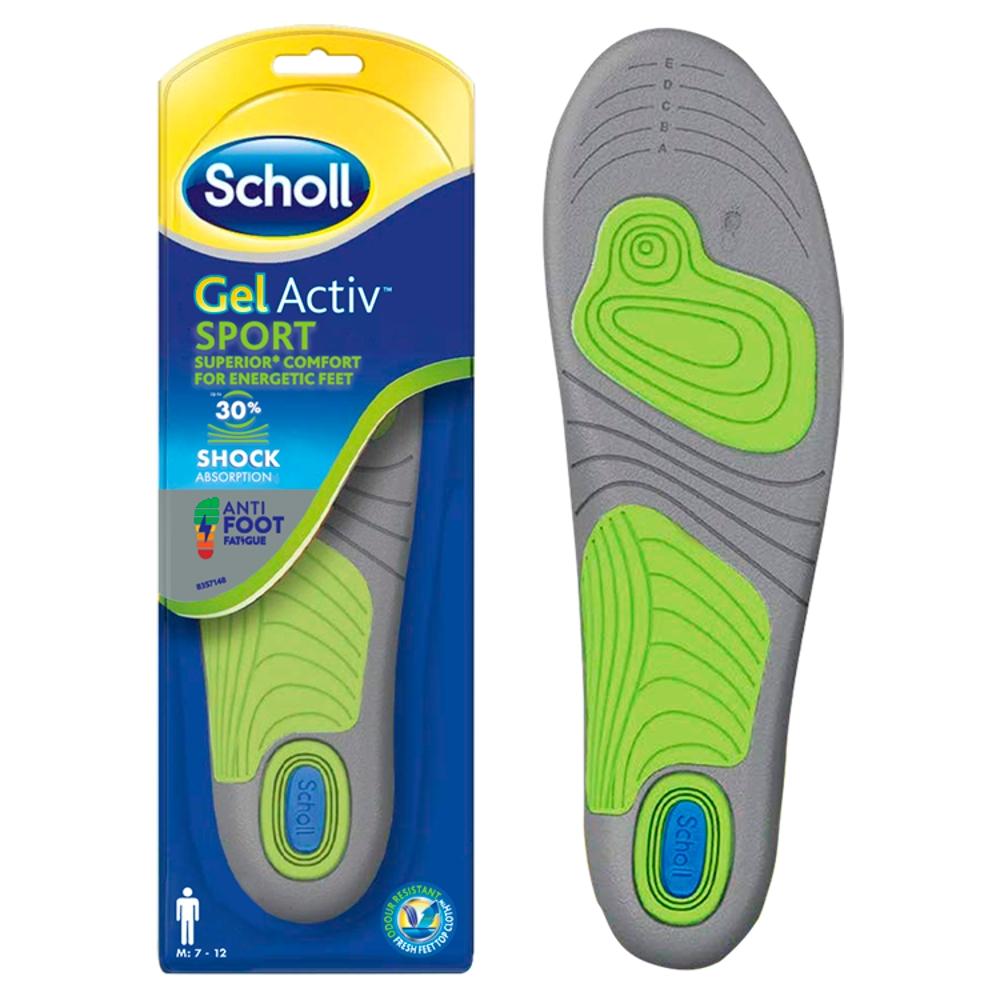 Scholl Gel Activ Sport Insoles For Men 1 Pair Chemist 4 U