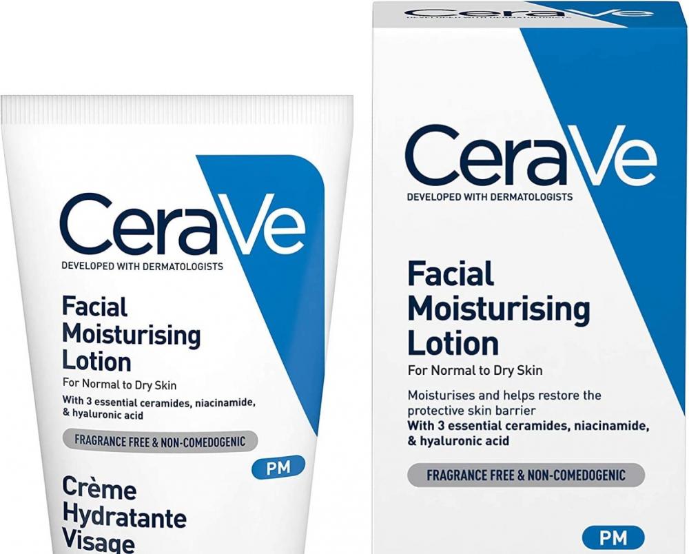 CeraVe Facial Moisturising Lotion No SPF 52ml Sensitive Skin