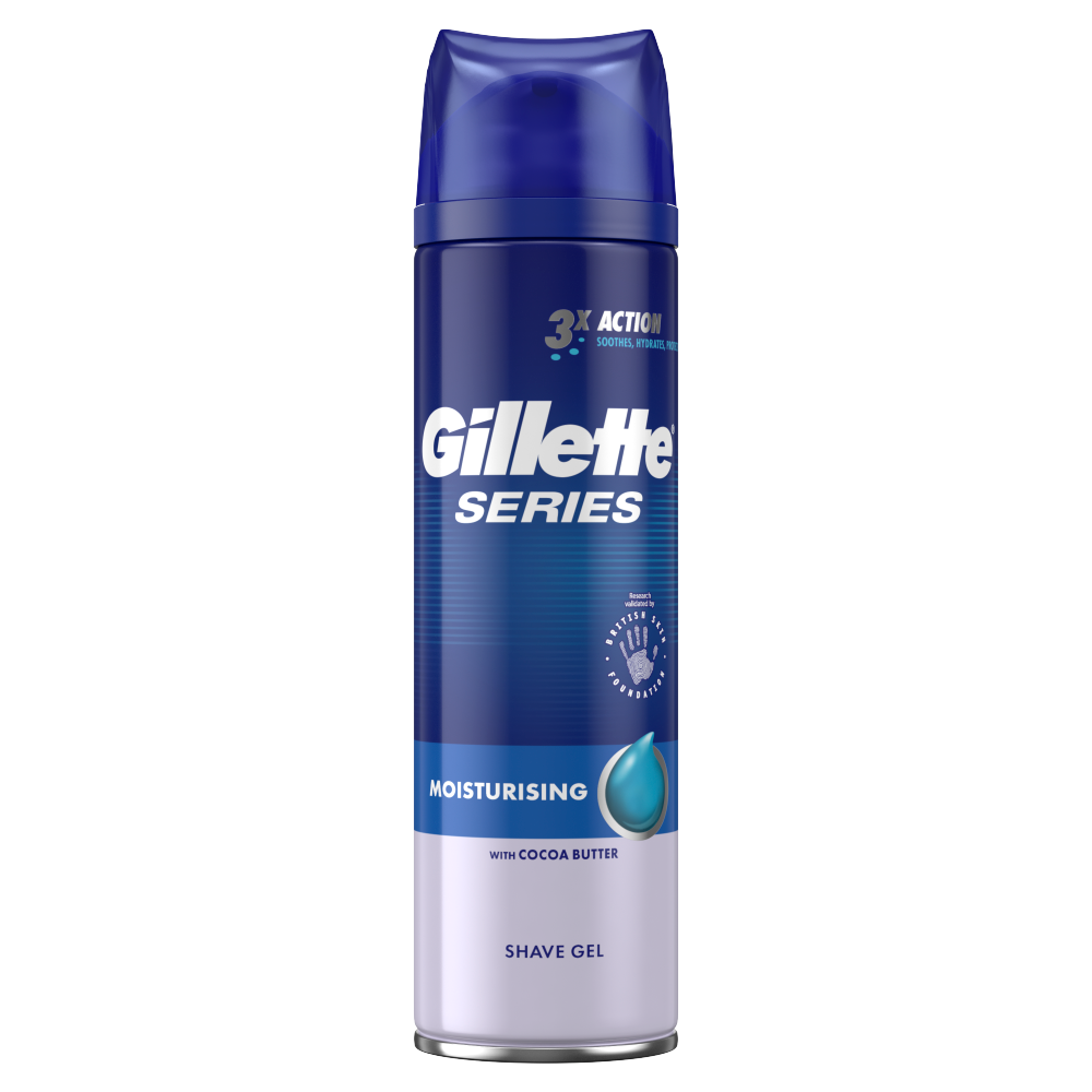 Gillette Series Moisturising Shaving Gel 200ml Chemist 4 U