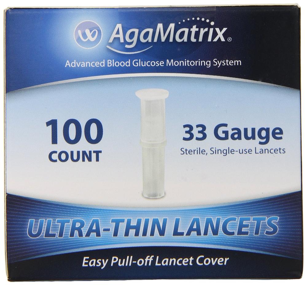 Buy AgaMatrix UltraThin Lancets 33g 200 Lancets Diabetes Care