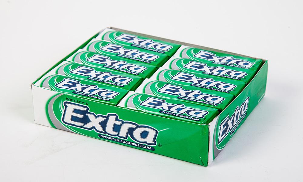 Wrigleys Extra Spearmint Gum Box of 30 Packs Chemist 4 U
