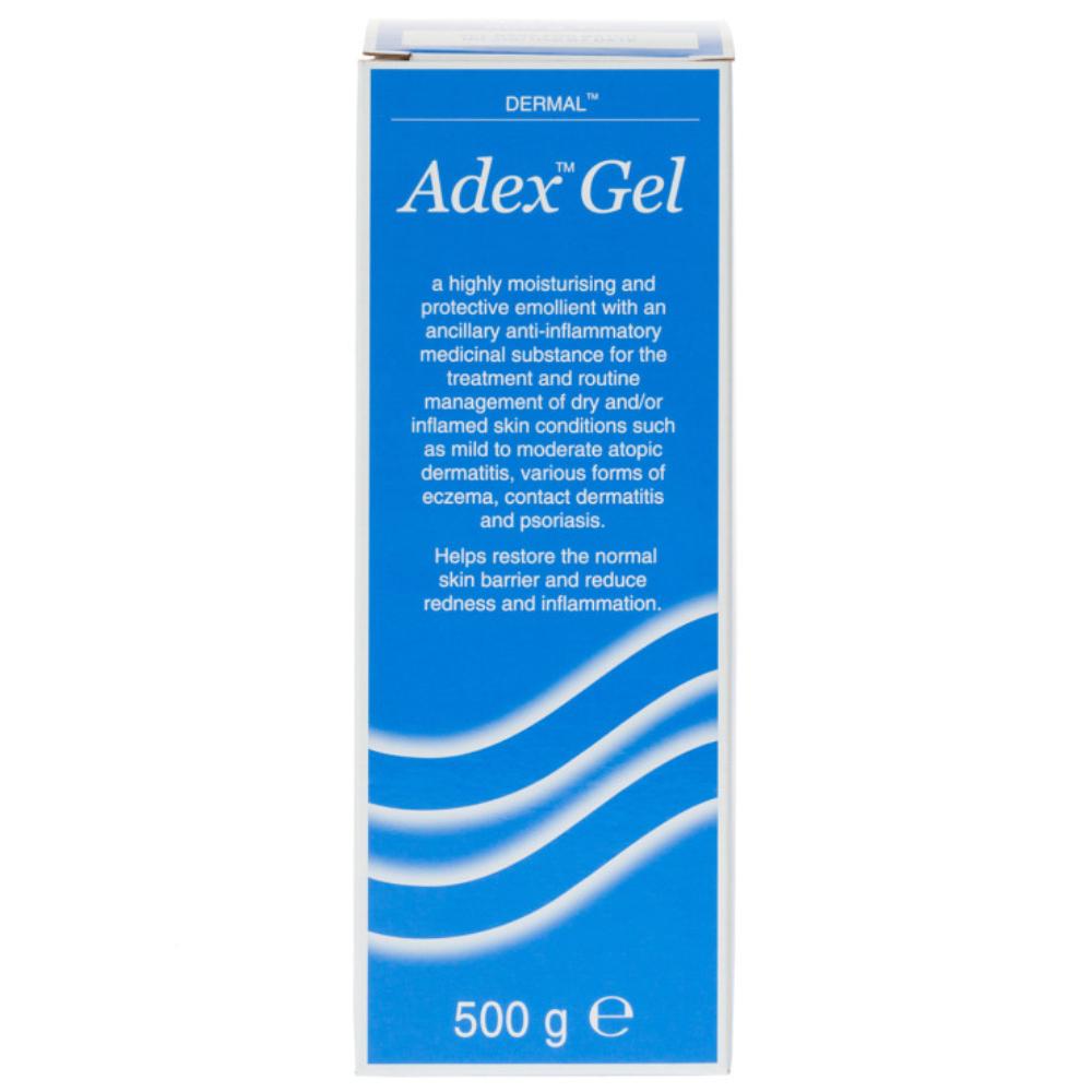 Buy Adex Gel 500g Moisturising Emollient For Dry Skin Chemist 4 U