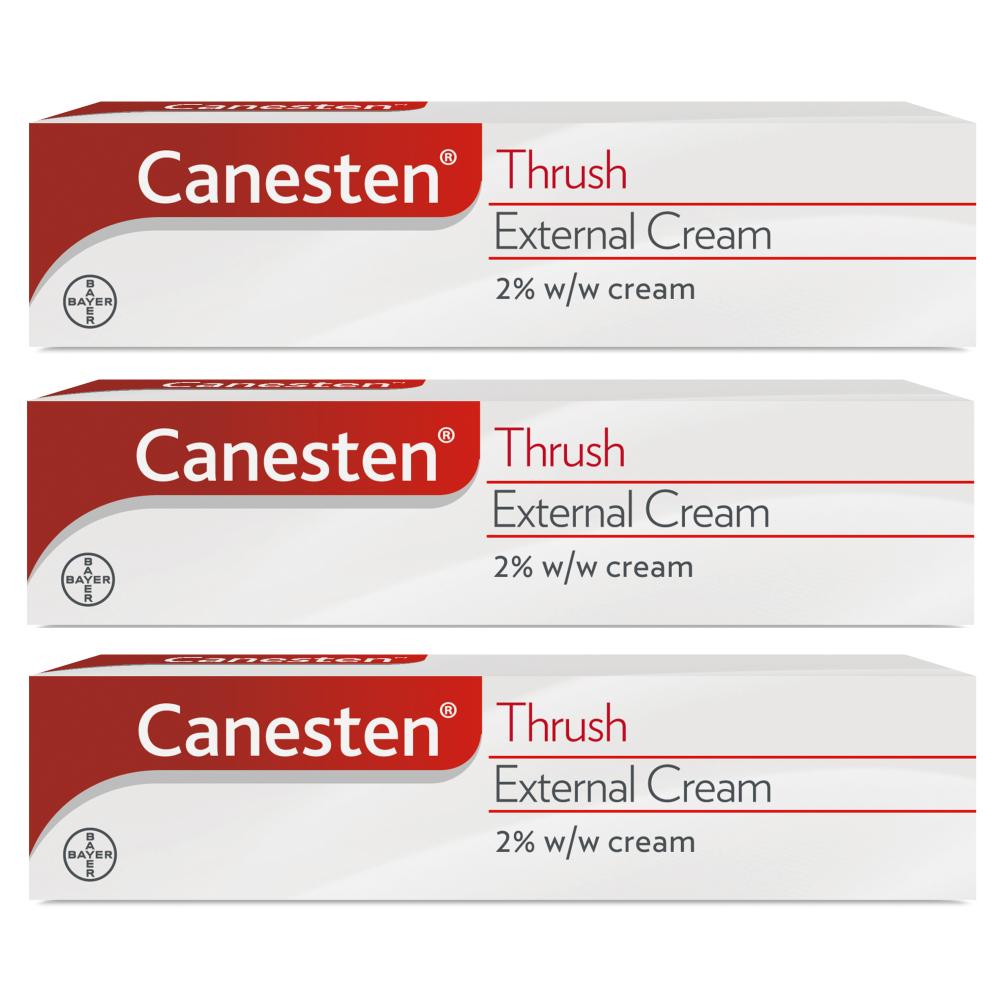 Buy Canesten External Cream 3 Pack Thrush Relief Chemist4U