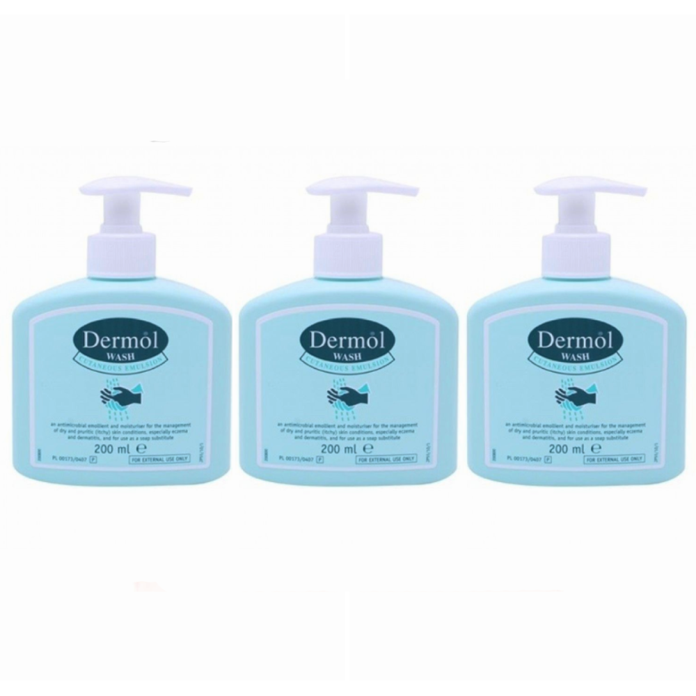 Dermol Wash 200ml Triple Pack