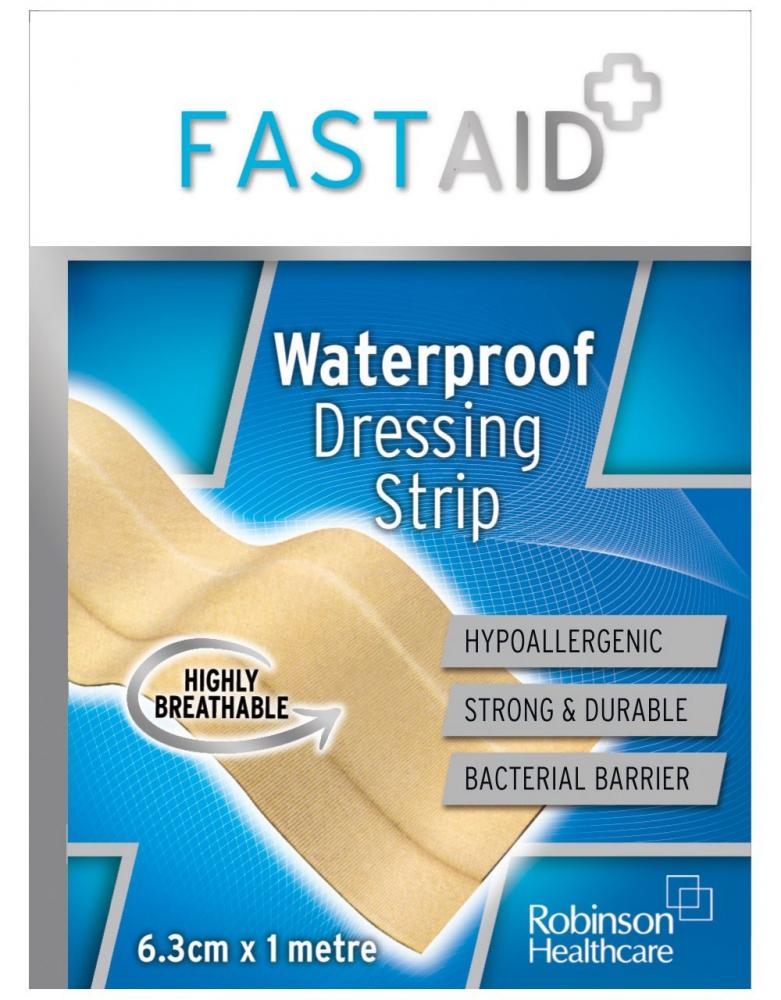 Buy Fast Aid Waterproof Dressing Strip 6.3cm x 1m Plasters