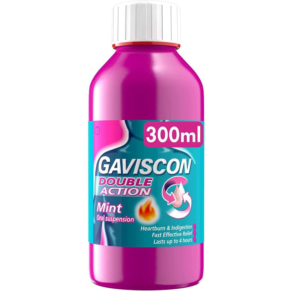 Buy Gaviscon Double Action Liquid Peppermint Flavour Chemist4U