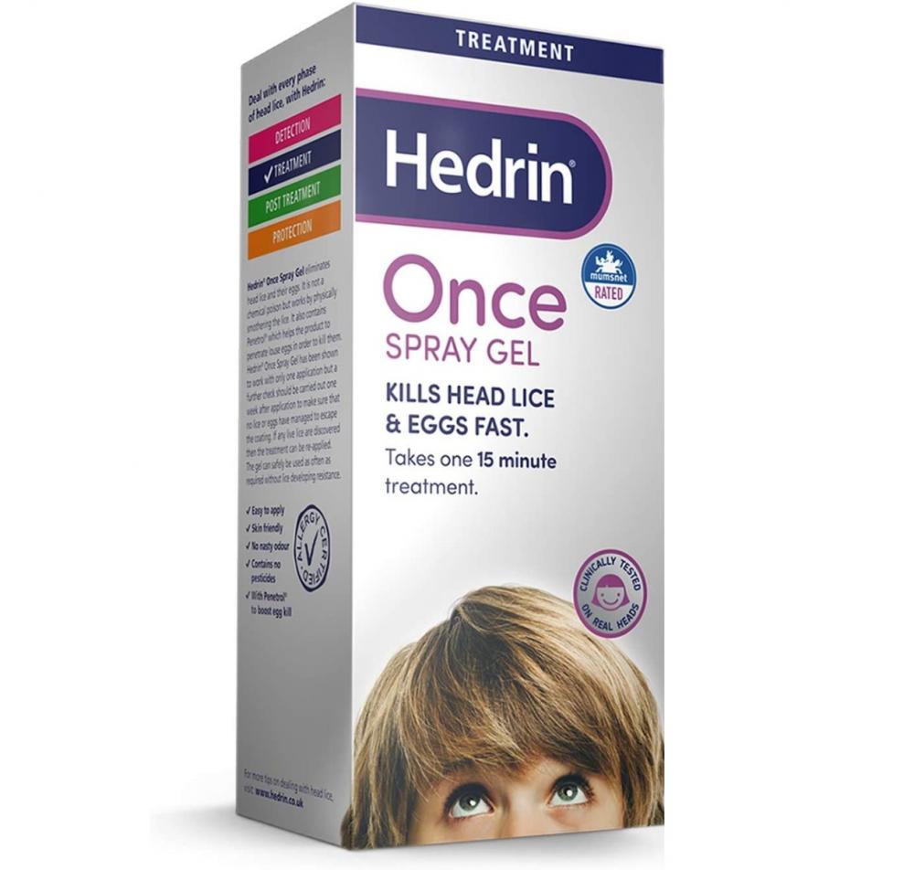 Hedrin Once Liquid Gel 100ml Chemist 4 U