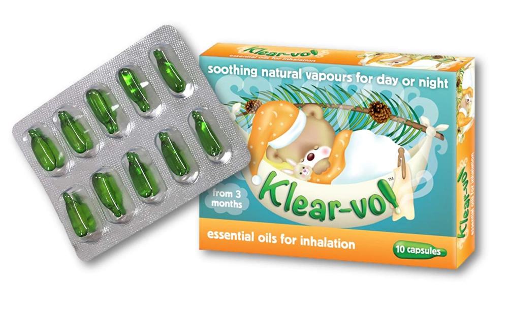 KlearVol Decongestant Essential Oils 10 Capsules Chemist 4 U