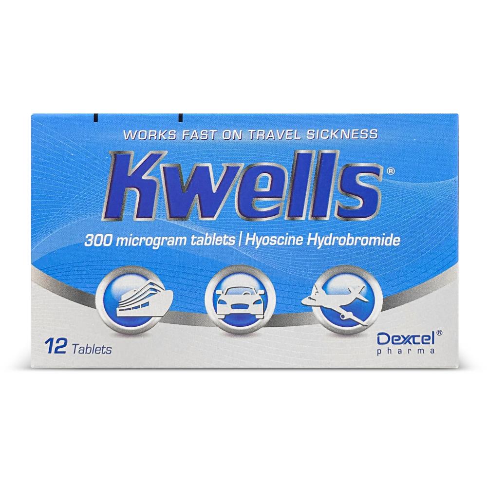 Buy Kwells Travel Sickness 12 Tablets Chemist 4 U