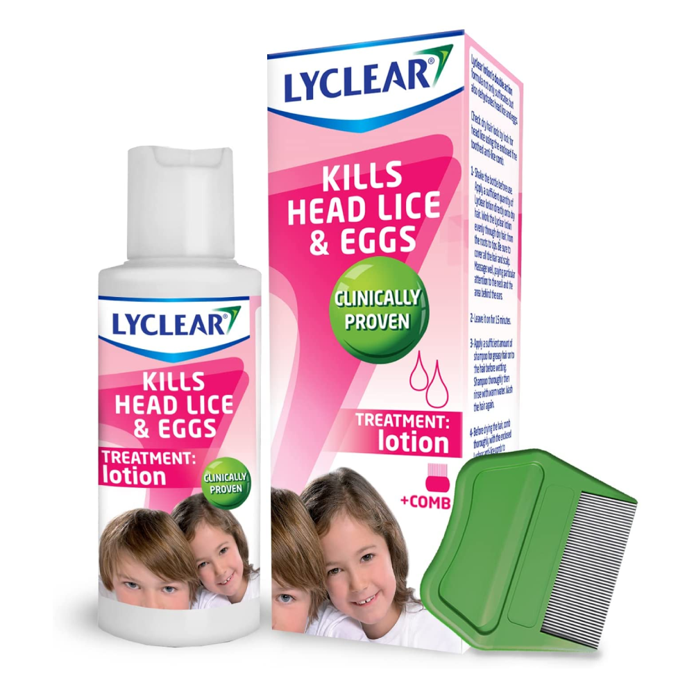 Buy Lyclear Head Lice Lotion And Comb 100ml