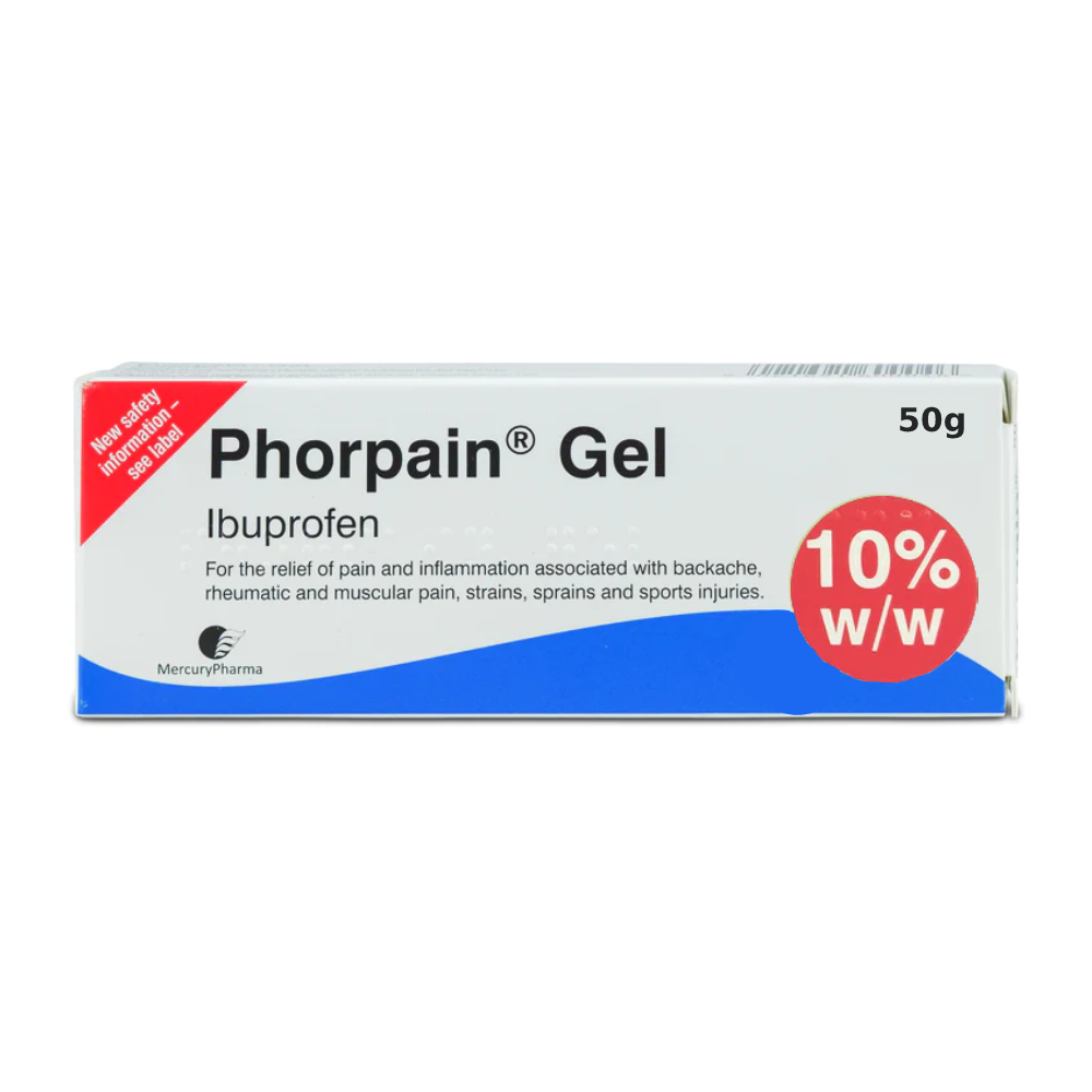 Buy Phorpain Ibuprofen Gel 10 Chemist4U