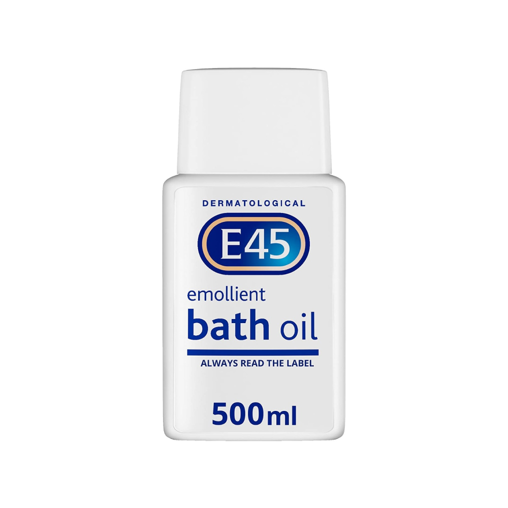 E45 Emollient Bath Oil – 500ml | For Dry Skin | Chemist 4 U
