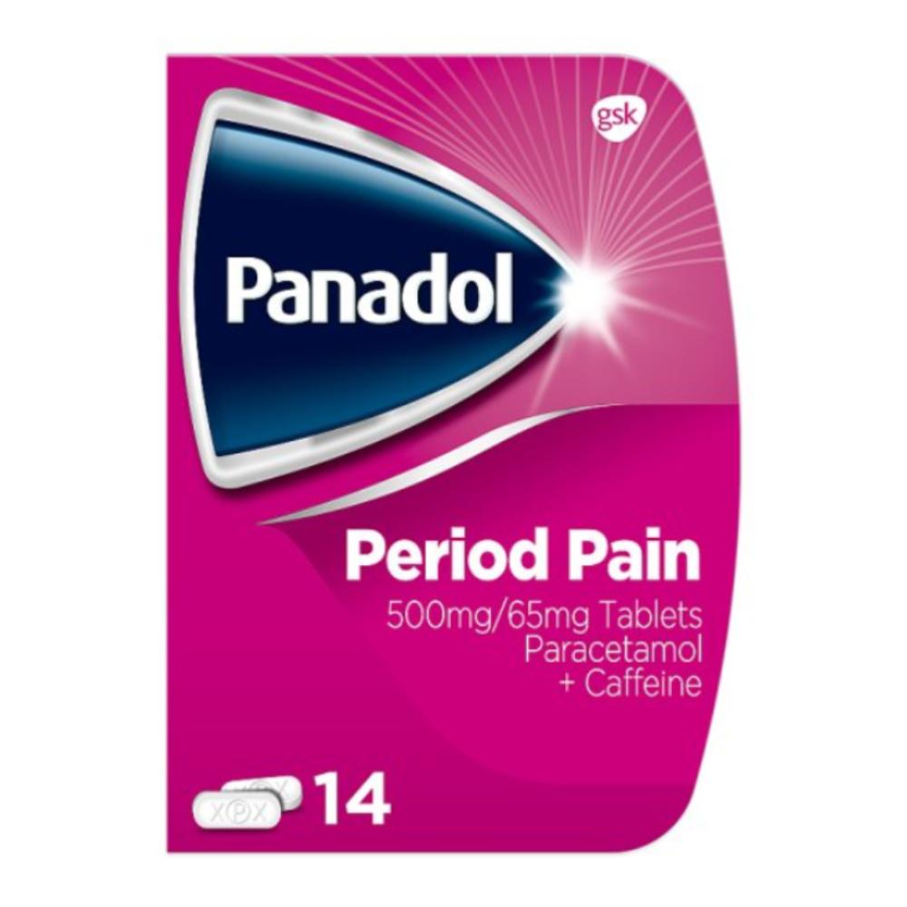 Panadol Period Pain 14 x 500mg/65mg Tablets Chemist 4 U
